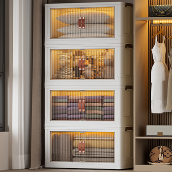 Kokkupandav hoiukapp sahtlitüüpi beebi- ja laste riidekapp majapidamise suupistekapp plastist mitmesuguste esemete vahede hoiukapp