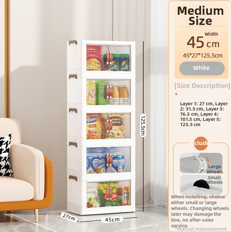 Kokkupandav hoiukapp sahtlitüüpi beebi- ja laste riidekapp majapidamise suupistekapp plastist mitmesuguste esemete vahede hoiukapp