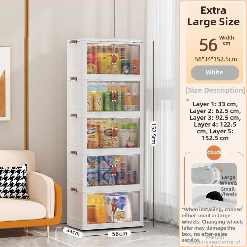 Kokkupandav hoiukapp sahtlitüüpi beebi- ja laste riidekapp majapidamise suupistekapp plastist mitmesuguste esemete vahede hoiukapp