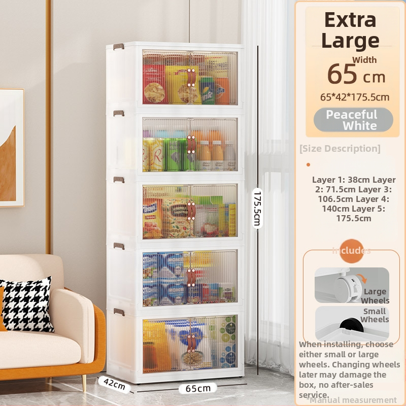 Kokkupandav hoiukapp sahtlitüüpi beebi- ja laste riidekapp majapidamise suupistekapp plastist mitmesuguste esemete vahede hoiukapp