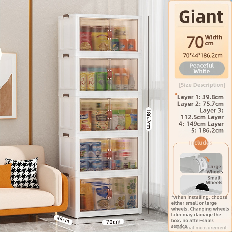 Kokkupandav hoiukapp sahtlitüüpi beebi- ja laste riidekapp majapidamise suupistekapp plastist mitmesuguste esemete vahede hoiukapp