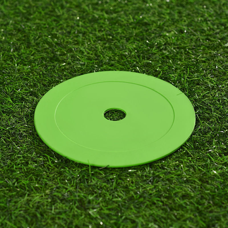 Плоска табела с дискова табела за футболна тренировка табела за тренировка с препятствие с кръгъл отвор за тенис забележителност подложка