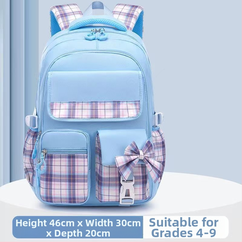 Hulgimüügis olevad algkooliõpilaste koolikotid, naismudelid, armas koomiksiga lips, suure mahutavusega, koormust vähendav seljakott, selgroogu kaitsev laste seljakott