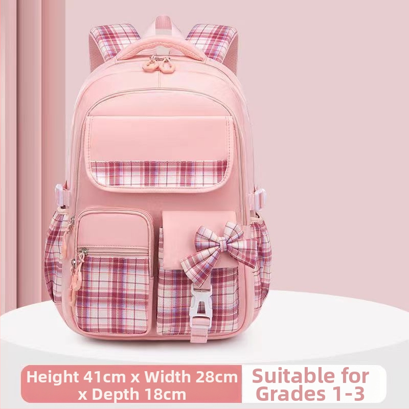 Hulgimüügis olevad algkooliõpilaste koolikotid, naismudelid, armas koomiksiga lips, suure mahutavusega, koormust vähendav seljakott, selgroogu kaitsev laste seljakott