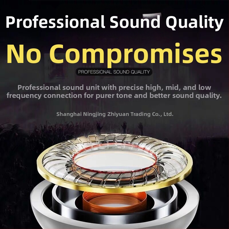 Оригинален платинен кабел за слушалки, подходящ за мобилни телефони Oppo Huawei Vivo, сладка корейска версия за караоке за момичета с микрофон