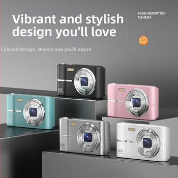 Διασυνοριακή ψηφιακή φωτογραφική μηχανή CCD για φοιτητές, υψηλής ευκρίνειας, ταξιδιού, αρχάριου επιπέδου, φθηνή φωτογραφική μηχανή Retro, μικρή κάρτα χειρός