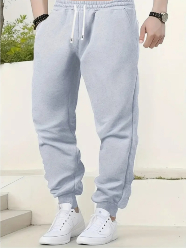 2024 m. tarpvalstybiniai nauji produktai rudens ir žiemos plonos vyriškos laisvalaikio sportinės kelnės vyriškos elastingos laisvos madingos sportinės kelnės