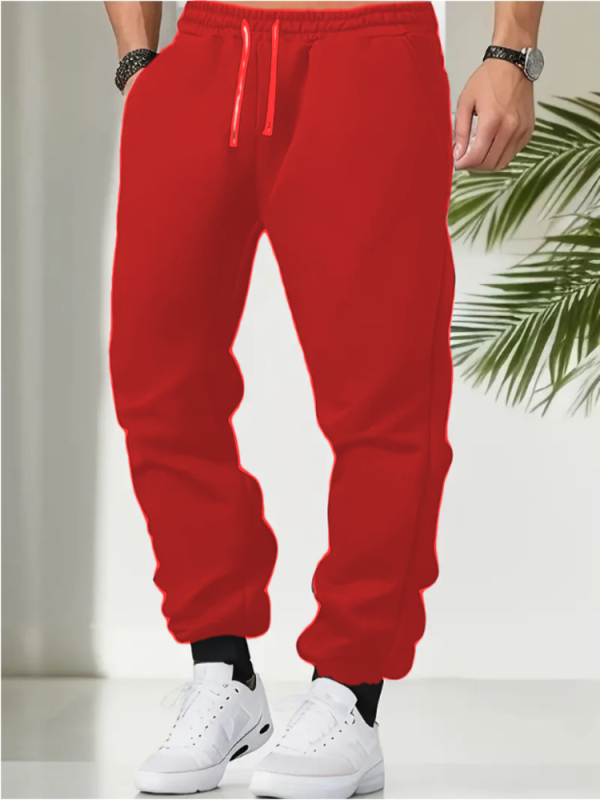 2024 m. tarpvalstybiniai nauji produktai rudens ir žiemos plonos vyriškos laisvalaikio sportinės kelnės vyriškos elastingos laisvos madingos sportinės kelnės