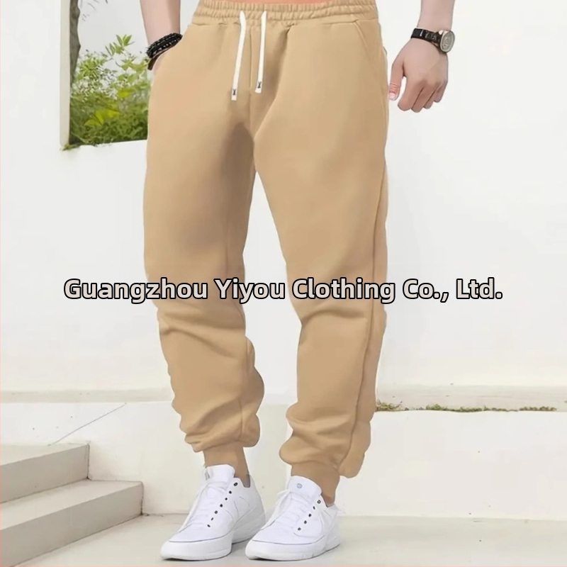 2024 Cezhraničné nové produkty Jesenné a zimné tenké pánske ležérne tepláky Pánske elastické voľné módne športové nohavice