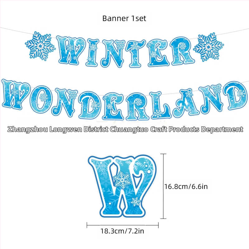 Jää ja lume peokaunistus taustsein teadetetahvli paigutus tarvikute komplekt lipp õhupall paberlill moodne lihtne kaunistus