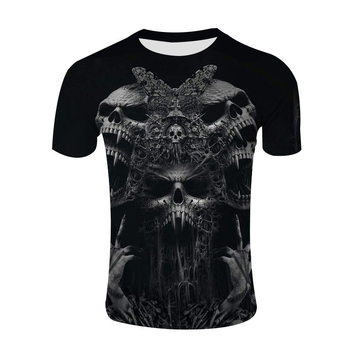 Καλοκαιρινό 2023 Διασυνοριακό Amazon AliExpress Κοντό μανίκι 3D εκτύπωσης Cross, αναπνεύσιμο, casual, ανδρικό και γυναικείο κοντό μανίκι