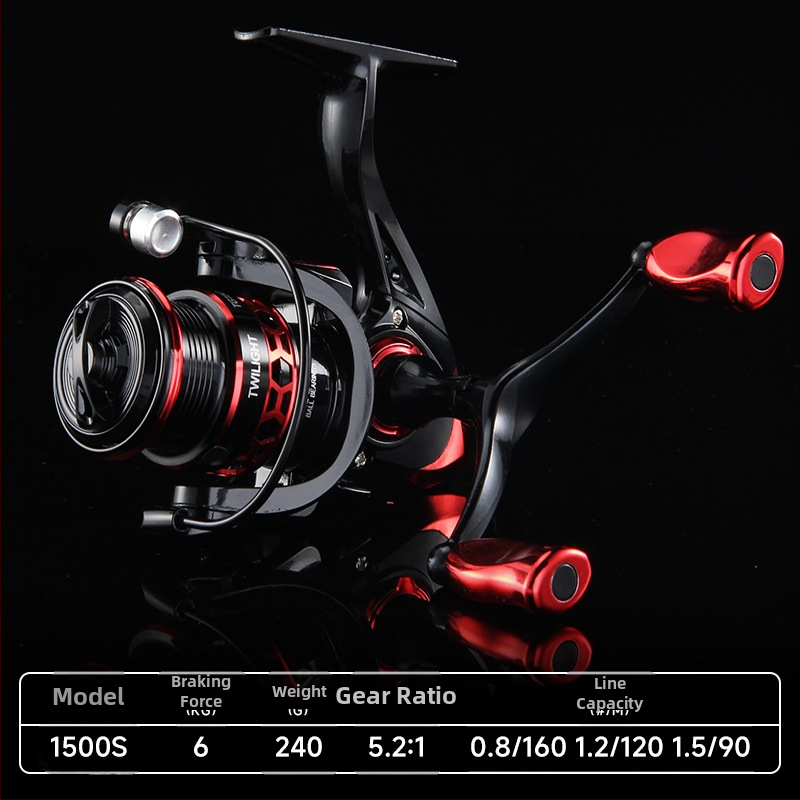 „Hao Dun“ dvigubo purtymo verpimo ratukas, didmeninis metalinis vielos puodelis, „Luya“ žvejybos ratas, be tarpų, žvejybos ratas, tolimojo smūgio jūros meškerės ratas, DY