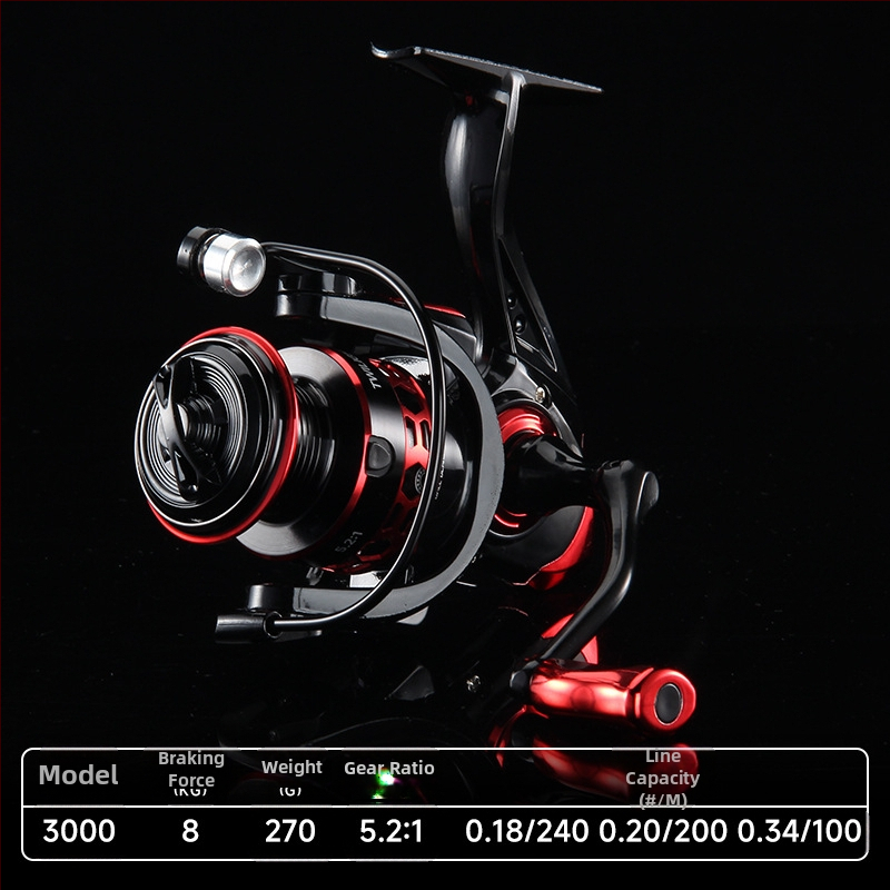 „Hao Dun“ dvigubo purtymo verpimo ratukas, didmeninis metalinis vielos puodelis, „Luya“ žvejybos ratas, be tarpų, žvejybos ratas, tolimojo smūgio jūros meškerės ratas, DY