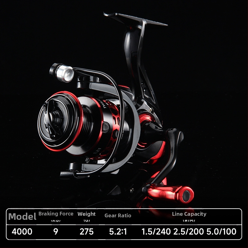 „Hao Dun“ dvigubo purtymo verpimo ratukas, didmeninis metalinis vielos puodelis, „Luya“ žvejybos ratas, be tarpų, žvejybos ratas, tolimojo smūgio jūros meškerės ratas, DY