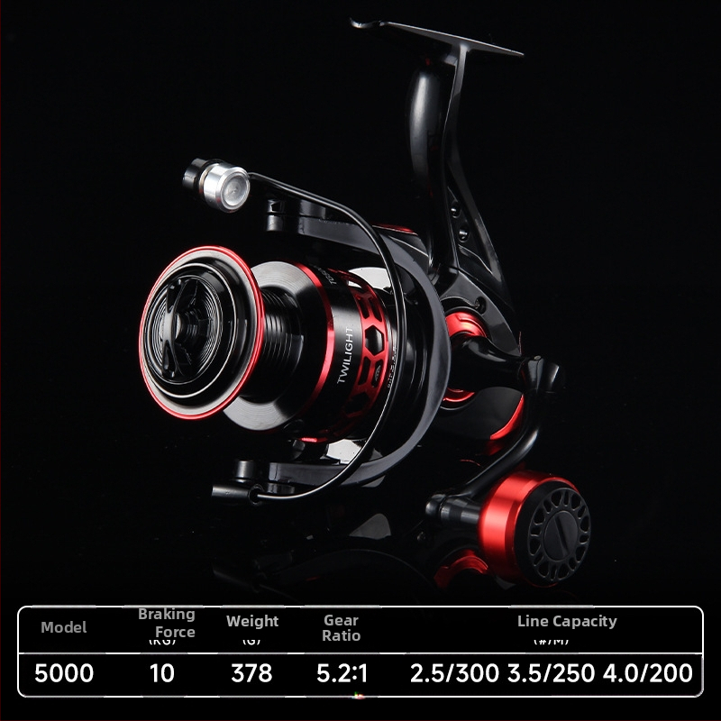 „Hao Dun“ dvigubo purtymo verpimo ratukas, didmeninis metalinis vielos puodelis, „Luya“ žvejybos ratas, be tarpų, žvejybos ratas, tolimojo smūgio jūros meškerės ratas, DY