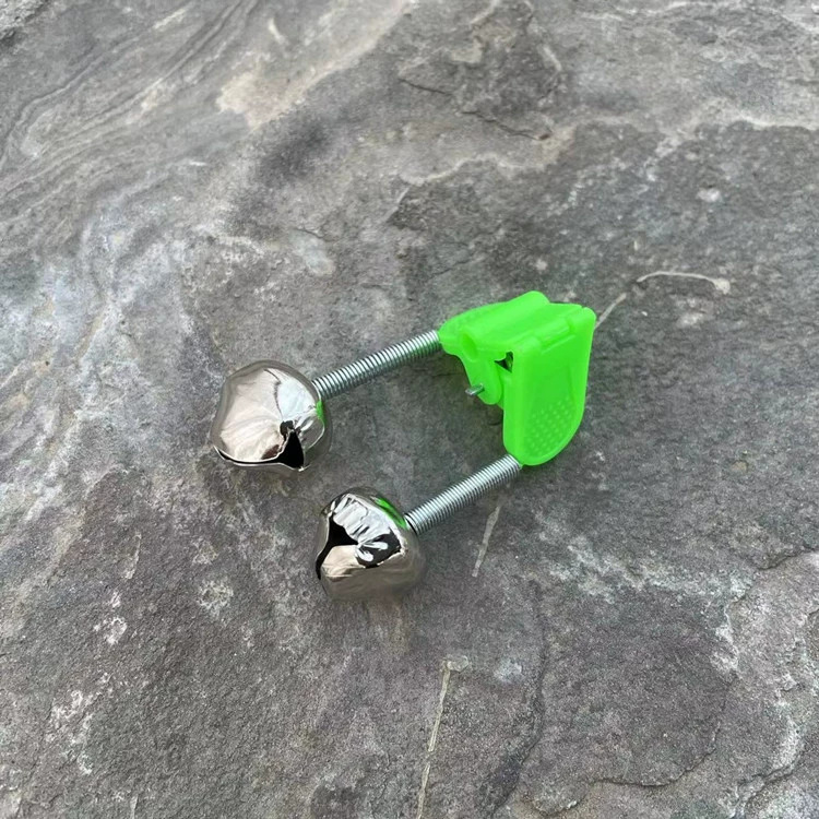 Ribolovni pribor za ribolovno zvono plastična kopča za bacanje štapa za morski štap za ribolov pribor veleprodaja ribolovni alarm metalno dvostruko zvono
