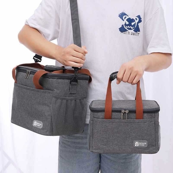 Πυκνωμένη μονωμένη τσάντα, τσάντα φαγητού, σακούλα πάγου, αδιάβροχη τσάντα πάγου που διατηρεί τη φρεσκάδα, εξωτερικό πικνίκ με ρύζι, μόνωση από ψυχόμενο αλουμινόχαρτο