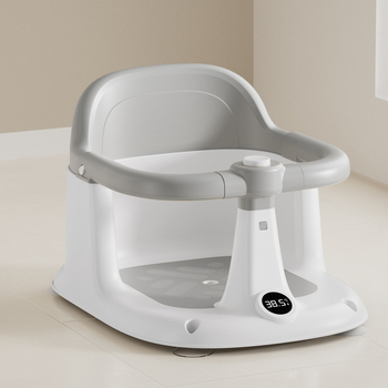 „CrossBorder“ kūdikio vonios kėdutė, kūdikio vonios atlošas, sėdima vonios taburetė, vaikų mokymosi sėdėti kėdutė, neslystanti vonios kėdutė