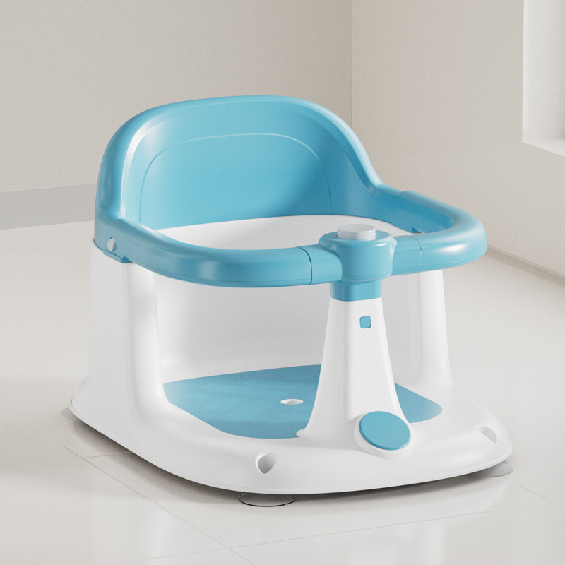„CrossBorder“ kūdikio vonios kėdutė, kūdikio vonios atlošas, sėdima vonios taburetė, vaikų mokymosi sėdėti kėdutė, neslystanti vonios kėdutė
