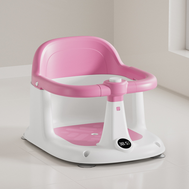 „CrossBorder“ kūdikio vonios kėdutė, kūdikio vonios atlošas, sėdima vonios taburetė, vaikų mokymosi sėdėti kėdutė, neslystanti vonios kėdutė