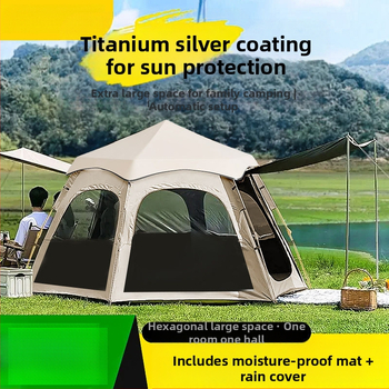 Kümme tuhat inimest koguvad välistingimustes kasutatavaid telke, välitingimustes kasutatavaid telkimisvarustust, automaatset kaasaskantavat telkimisstiilis piknikku, vajalikku kuusnurkset plussi.