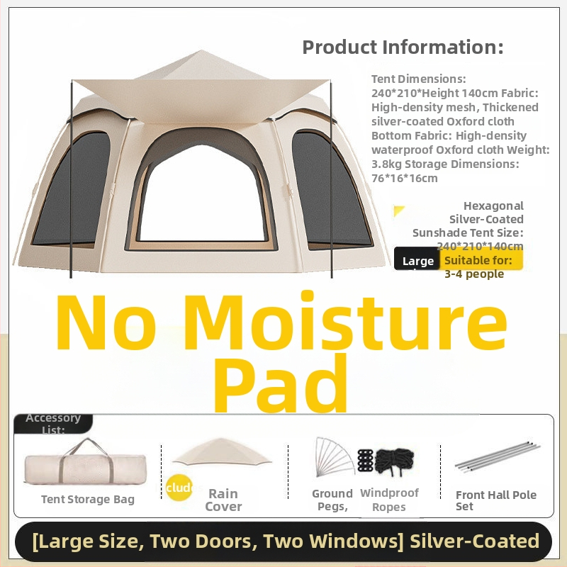 Kümme tuhat inimest koguvad välistingimustes kasutatavaid telke, välitingimustes kasutatavaid telkimisvarustust, automaatset kaasaskantavat telkimisstiilis piknikku, vajalikku kuusnurkset plussi.