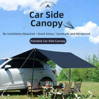 Autopoolne telkimisvarikatus, isejuhtiv reisitelk, autopoolne tagumine päikesesirm, maastur, vihmakindel