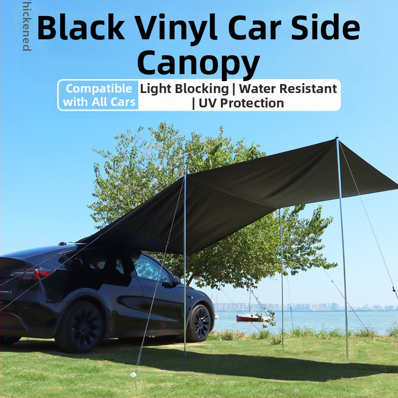 Къмпинг палатка отстрани на колата, самоуправляваща се, за пътуване на открито, задна сенник отстрани на колата, за SUV, водоустойчива