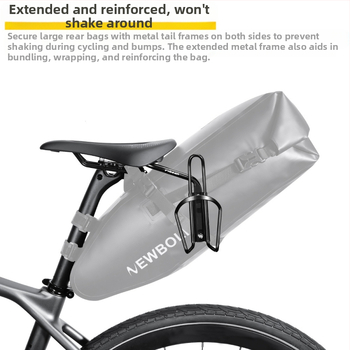 Πλαίσιο σταθεροποιητή τσάντας ουράς ποδηλάτου από κράμα αλουμινίου, ενίσχυση τσάντας ουράς αυτοκινήτου, αντικραδασμικό πλαίσιο, μπορεί να εγκατασταθεί σχάρα μπουκαλιών νερού