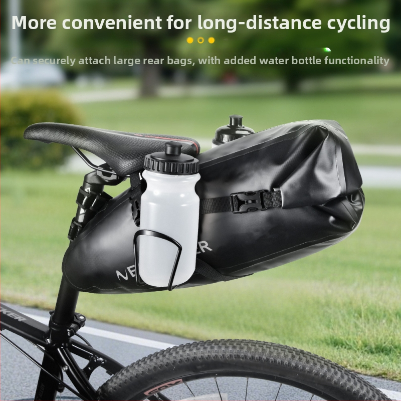 Stabilizačný rám zadnej tašky na bicykel z hliníkovej zliatiny, výstuž zadnej tašky na cestné auto, proti traseniu, možnosť inštalácie stojanu na fľaše s vodou