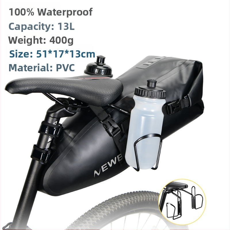 Stabilizačný rám zadnej tašky na bicykel z hliníkovej zliatiny, výstuž zadnej tašky na cestné auto, proti traseniu, možnosť inštalácie stojanu na fľaše s vodou