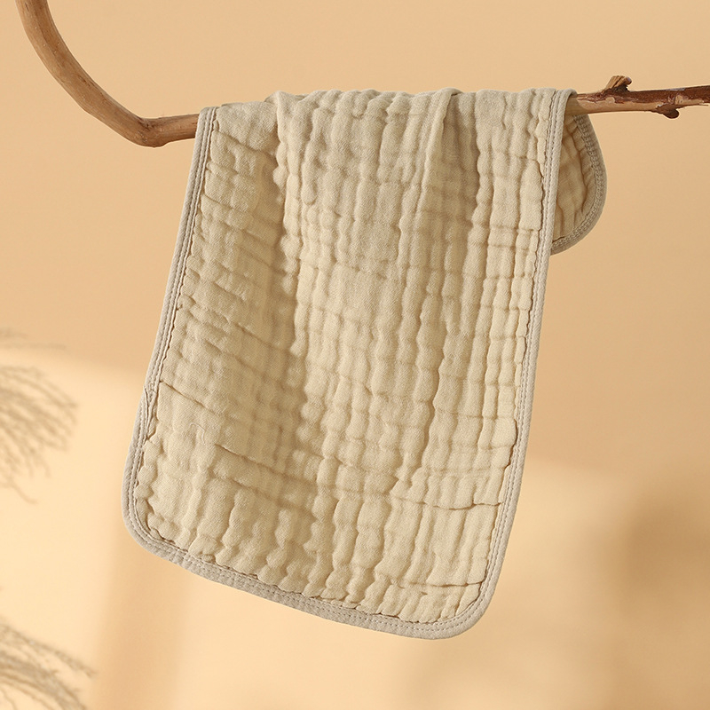 Детска кърпа, бебешка кърпа, шестслойна, от чист памук, тип A, кърпа за слюнка за новородено, кърпа против повръщане, оригване, бебешка кърпа за лице, лятна