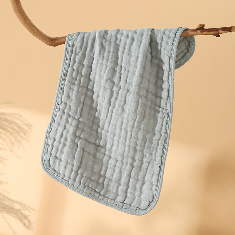 Детска кърпа, бебешка кърпа, шестслойна, от чист памук, тип A, кърпа за слюнка за новородено, кърпа против повръщане, оригване, бебешка кърпа за лице, лятна