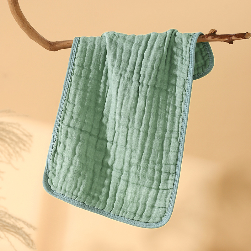 Детска кърпа, бебешка кърпа, шестслойна, от чист памук, тип A, кърпа за слюнка за новородено, кърпа против повръщане, оригване, бебешка кърпа за лице, лятна