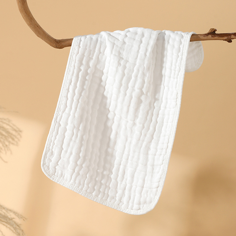 Детска кърпа, бебешка кърпа, шестслойна, от чист памук, тип A, кърпа за слюнка за новородено, кърпа против повръщане, оригване, бебешка кърпа за лице, лятна