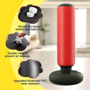 Tootja valmiskomplekt täispuhutavate laste poksikolonnide, PVC täispuhutavate poksikolonnide, koomiksist poksikottide, piiriülese tarnimise jaoks