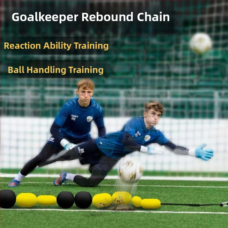 Реакционна мрежа за врата, чувствителна към отскок, футболно оборудване за тренировки с верига, отскок, отскок, ще тренира вратаря