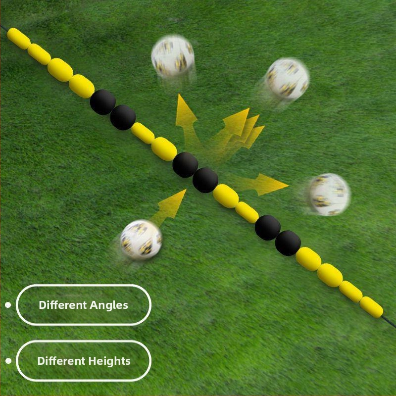 Реакционна мрежа за врата, чувствителна към отскок, футболно оборудване за тренировки с верига, отскок, отскок, ще тренира вратаря