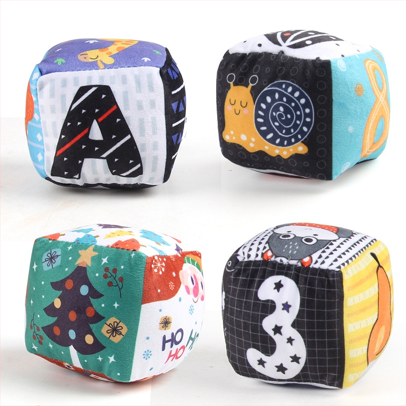 0-3 metų kūdikio ankstyvojo ugdymo medžiaginė knygelė barškutis raminantis kamuoliukas kauliukai raminanti kūdikio lazdelė BIBI lazdelė anglų kalbos pažintinis žaislas