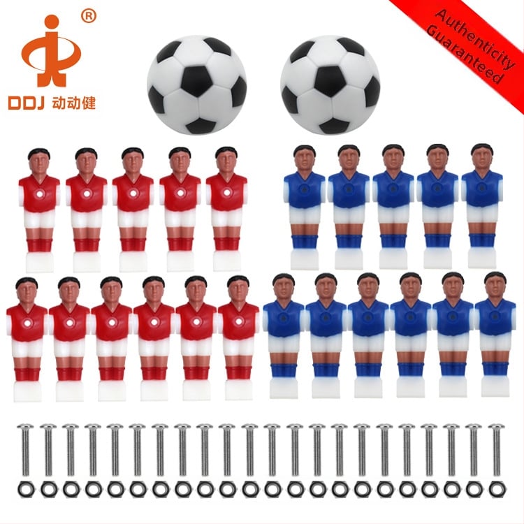 Dynamic Health galda futbola automāta piederumi Futbola automāts Little Man Doll 1,4 m Bobby futbola piederumu komplekts