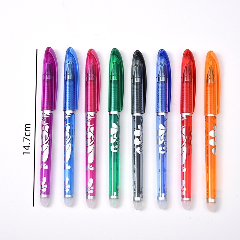 12 cutii cu pixuri cu gel erasabile, eliminarea căldurii prin frecare, 0,5 mm, pix cu gel erasabil magic, albastru, en-gros