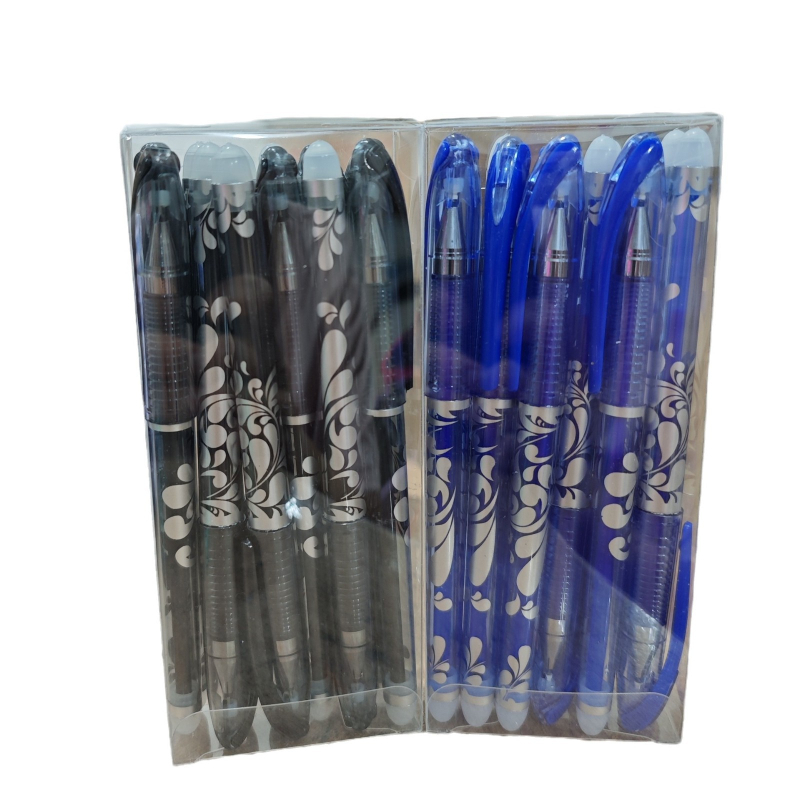 12 cutii cu pixuri cu gel erasabile, eliminarea căldurii prin frecare, 0,5 mm, pix cu gel erasabil magic, albastru, en-gros