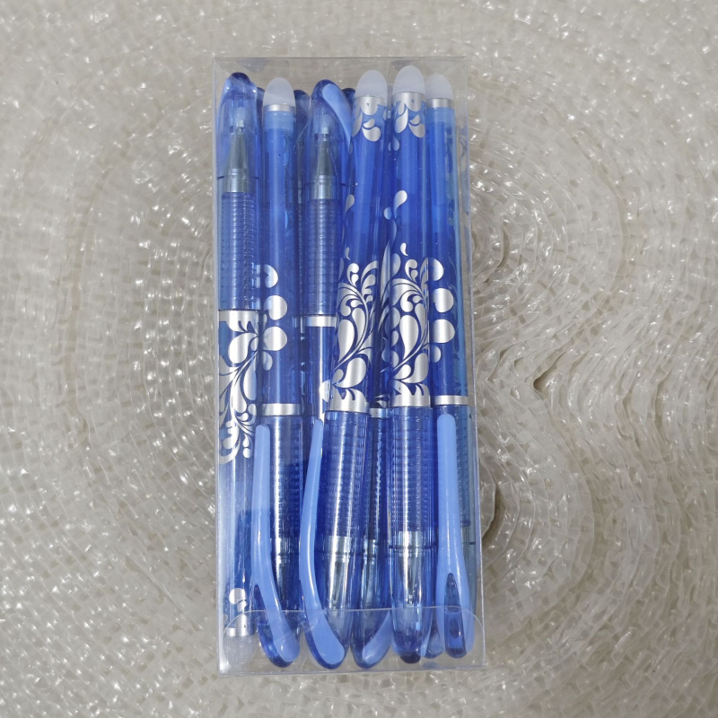 12 cutii cu pixuri cu gel erasabile, eliminarea căldurii prin frecare, 0,5 mm, pix cu gel erasabil magic, albastru, en-gros