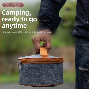 Εξωτερική κουζίνα μικρο-πιέσεως από ανοξείδωτο χάλυβα, πολυλειτουργική κατσαρόλα ατμού, φορητή, ασφαλής, αντιεκρηκτική, κουζίνα τύπου κάμπινγκ, με αντιανεμική προστασία