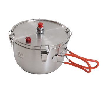 Εξωτερική κουζίνα μικρο-πιέσεως από ανοξείδωτο χάλυβα, πολυλειτουργική κατσαρόλα ατμού, φορητή, ασφαλής, αντιεκρηκτική, κουζίνα τύπου κάμπινγκ, με αντιανεμική προστασία