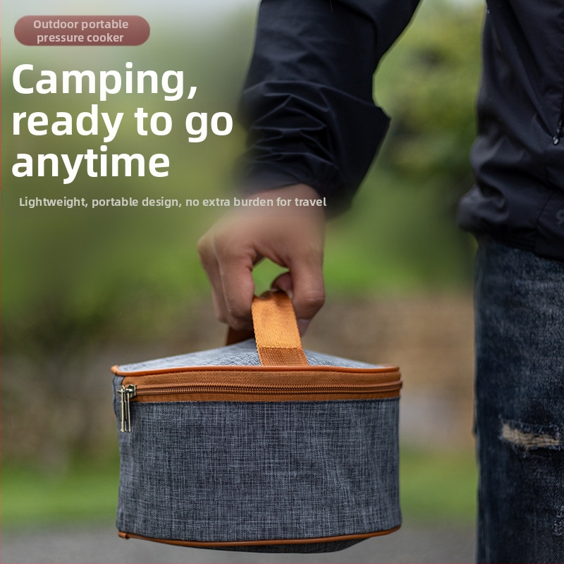 Vonkajší mikrotlakový hrniec z nehrdzavejúcej ocele, multifunkčný parný hrniec, prenosný bezpečnostný výbušný tlakový hrniec, alpský tlakový hrniec, kempingový hrniec