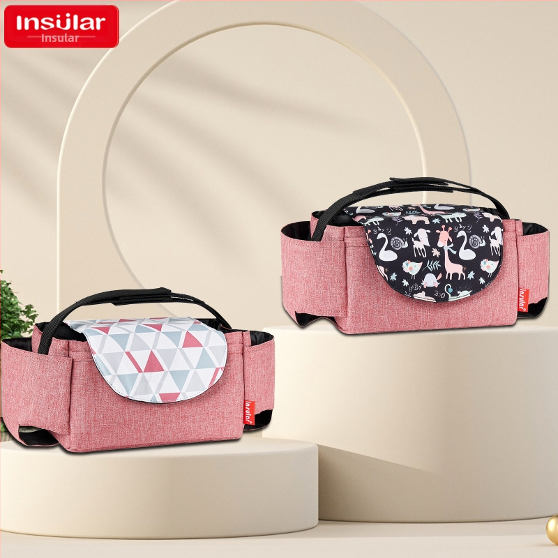 Преносима многофункционална чанта за окачване на бебешка количка, чанта за съхранение, чанта за бебешка бутилка с вода, чанта за чаша за вода, чанта за памперси, чанта за висяща бебешка количка, трансгранична чанта