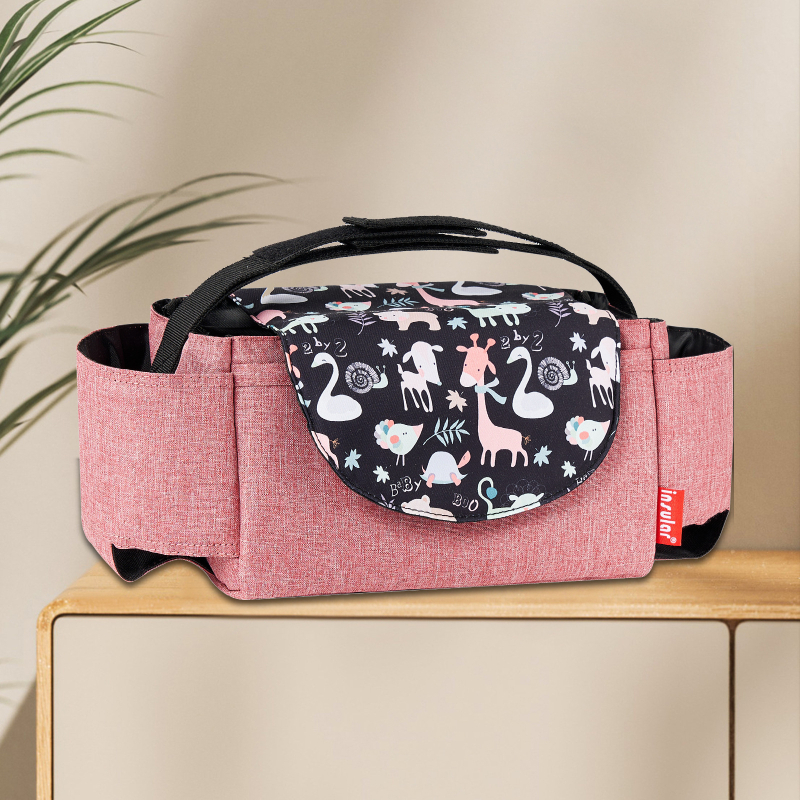 Kaasaskantav multifunktsionaalne lapsevankri rippkott, hoiukott, beebipudel, veetops, mähkmekott, lapsevankri rippkott, piiriülene