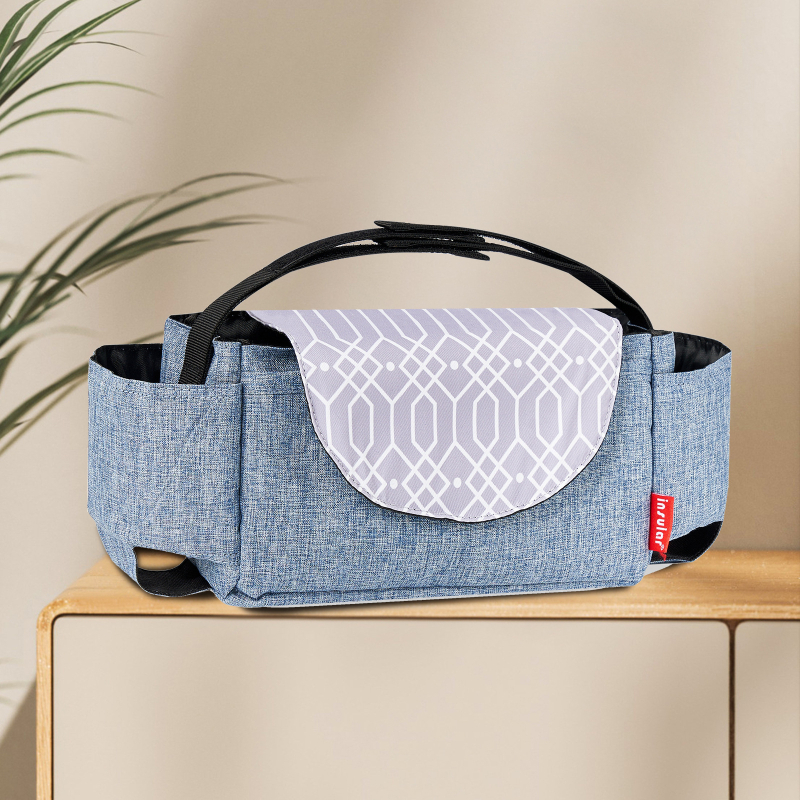 Kaasaskantav multifunktsionaalne lapsevankri rippkott, hoiukott, beebipudel, veetops, mähkmekott, lapsevankri rippkott, piiriülene