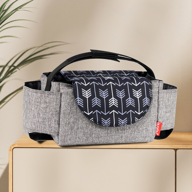 Kaasaskantav multifunktsionaalne lapsevankri rippkott, hoiukott, beebipudel, veetops, mähkmekott, lapsevankri rippkott, piiriülene